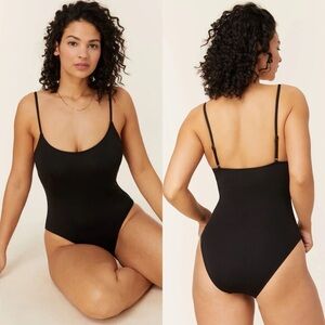 Anthropologie Andie Swim Amalfi One-Piece Swimsuit in Black